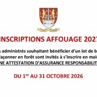 Inscription affouages 2027