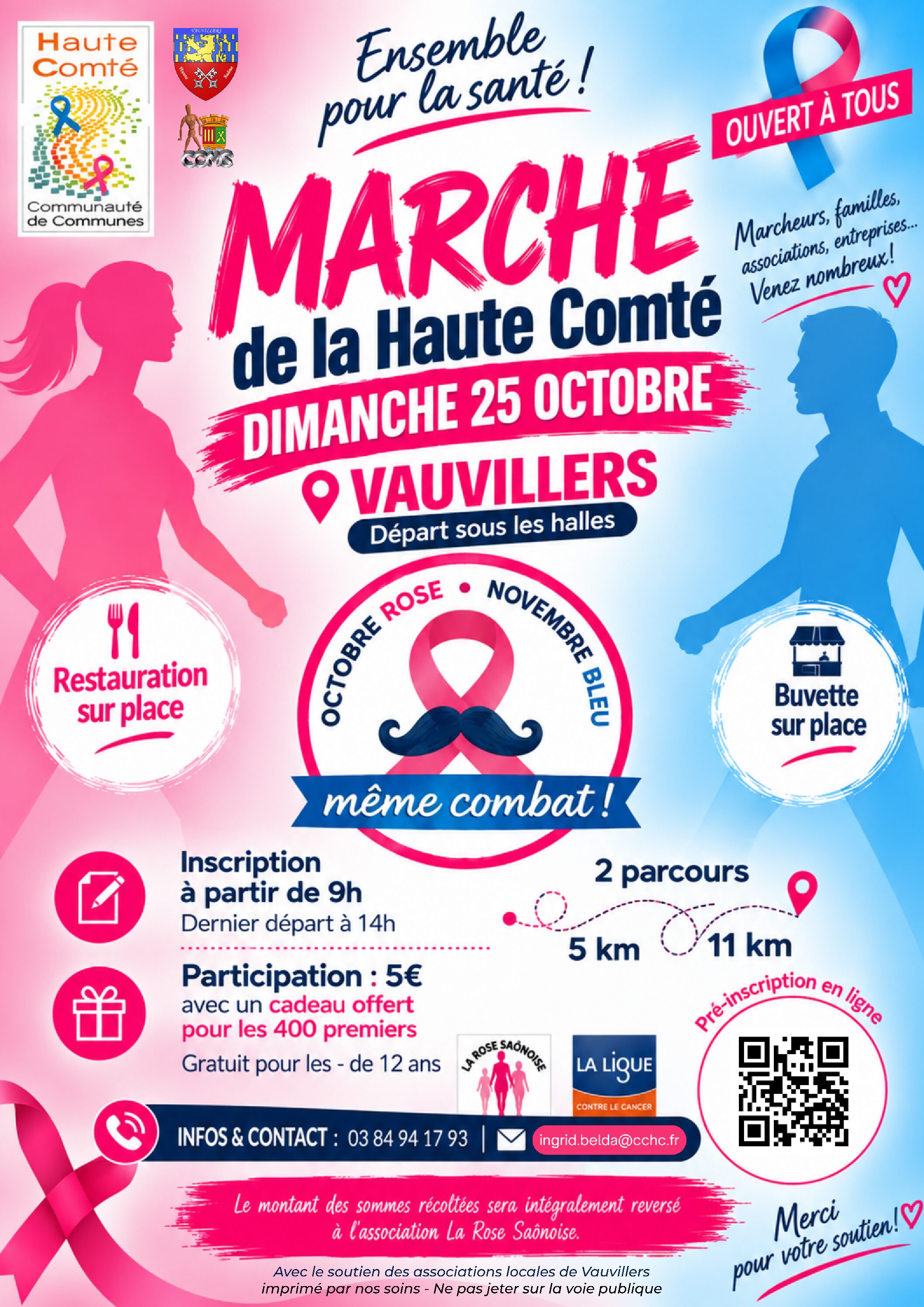 You are currently viewing Marche Octobre rose Novembre Bleu