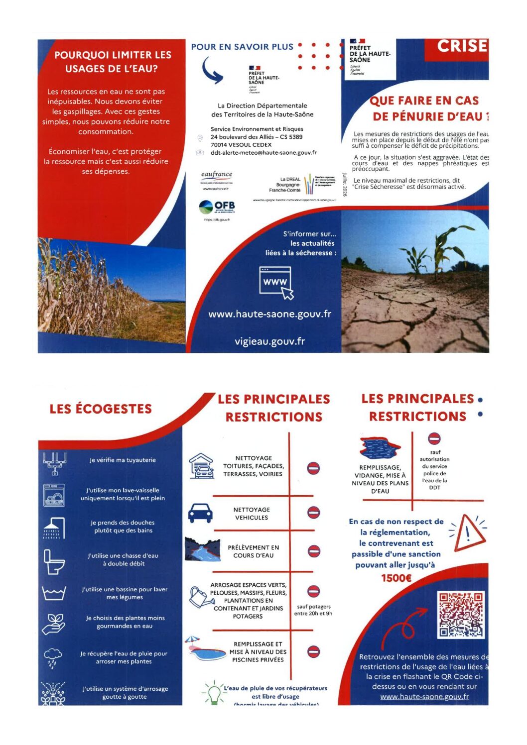 You are currently viewing Pénurie d&rsquo;eau