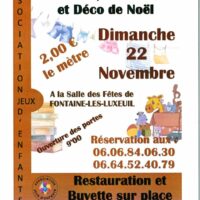 Bourse aux Jouets, Vêtements, Puériculture, Déco de Noel